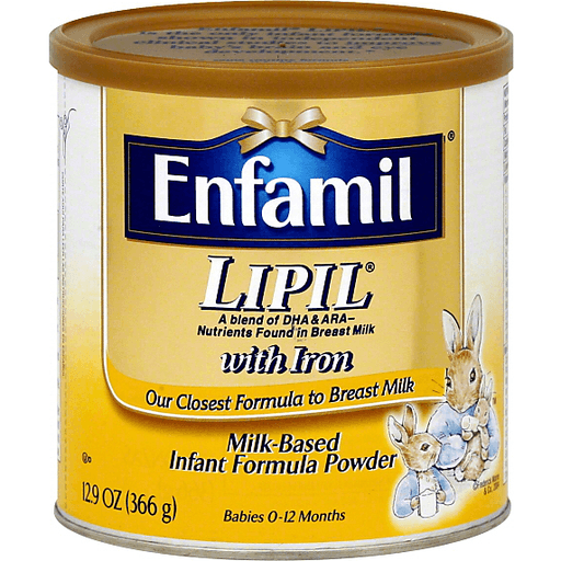 Enfamil Lipil Infant Formula, Milk-Based With Iron, Powder