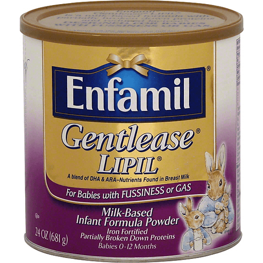 Enfamil Gentlease Lipil Infant Formula, Milk-Based, Powder