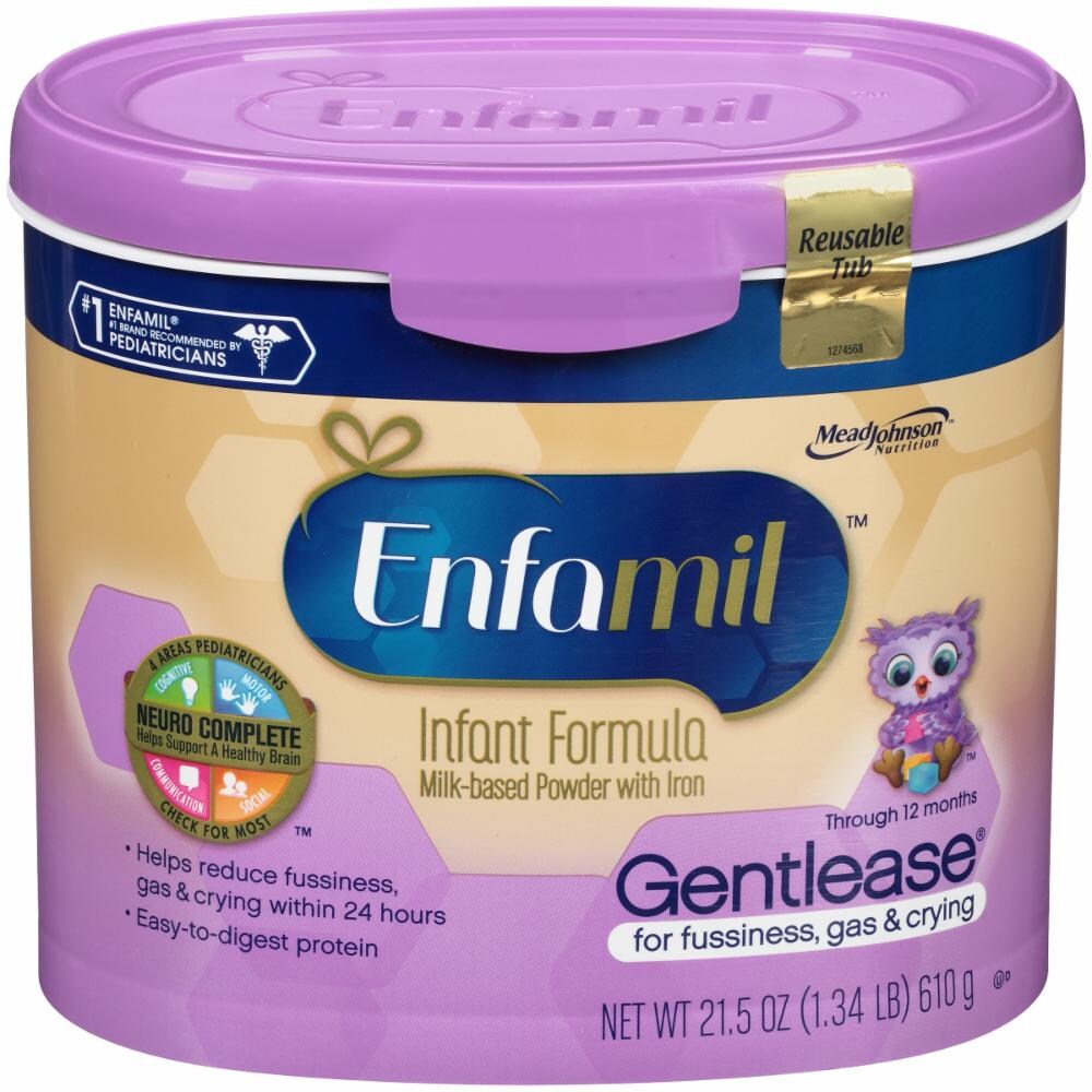 Enfamil Infant Formula, With Iron, Milk Based Powder 21.5 Oz