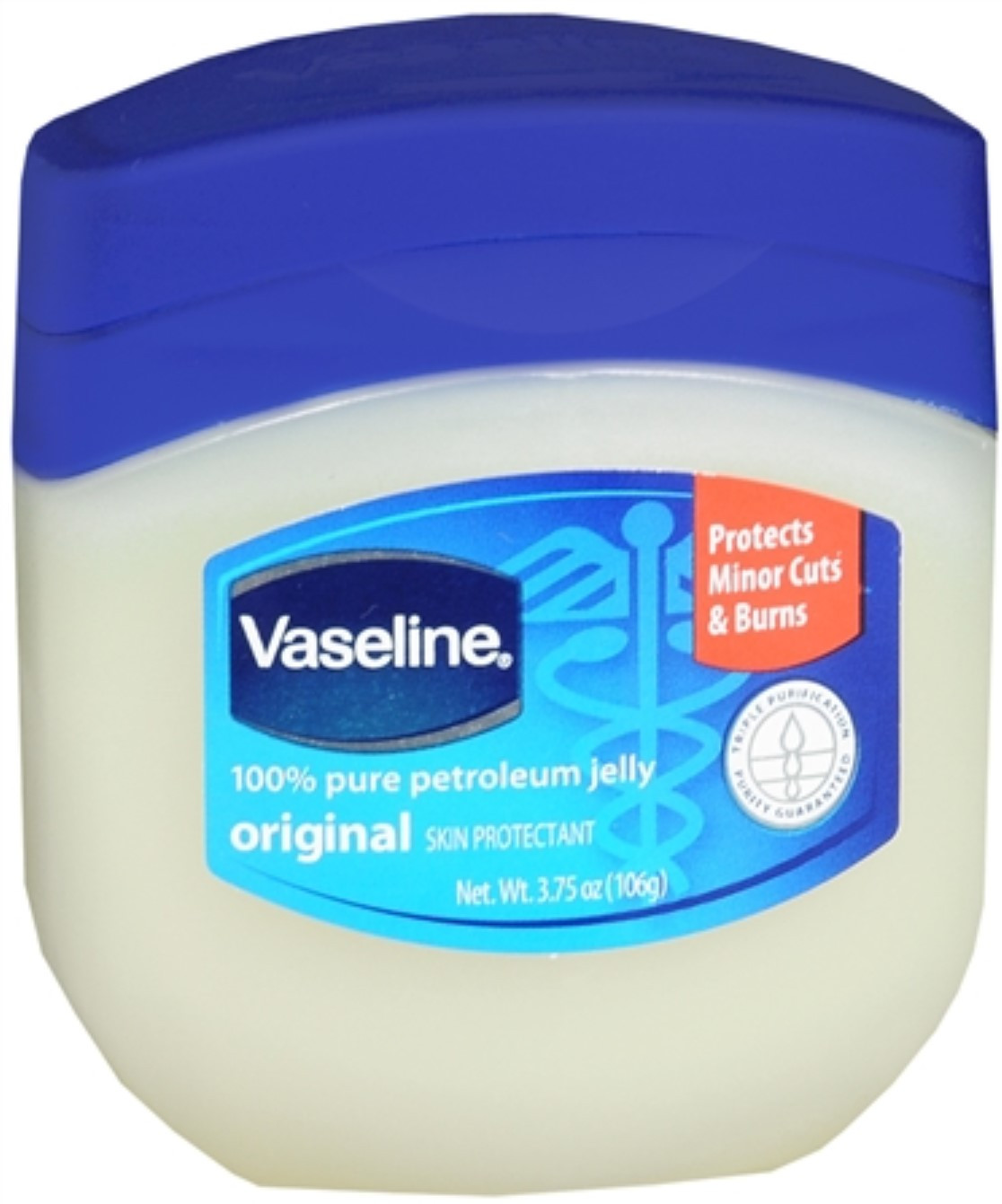 Vaseline 100% Pure Petroleum Jelly, Original, Skin Protectant