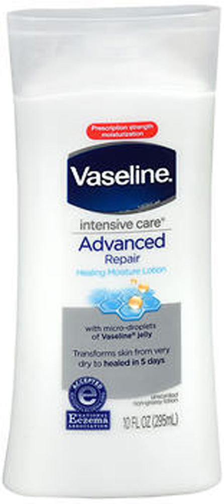 Vaseline Intensive Care Advanced Repair Fragrance Free Lotion 10 Fl. Oz. Squeeze Bottle