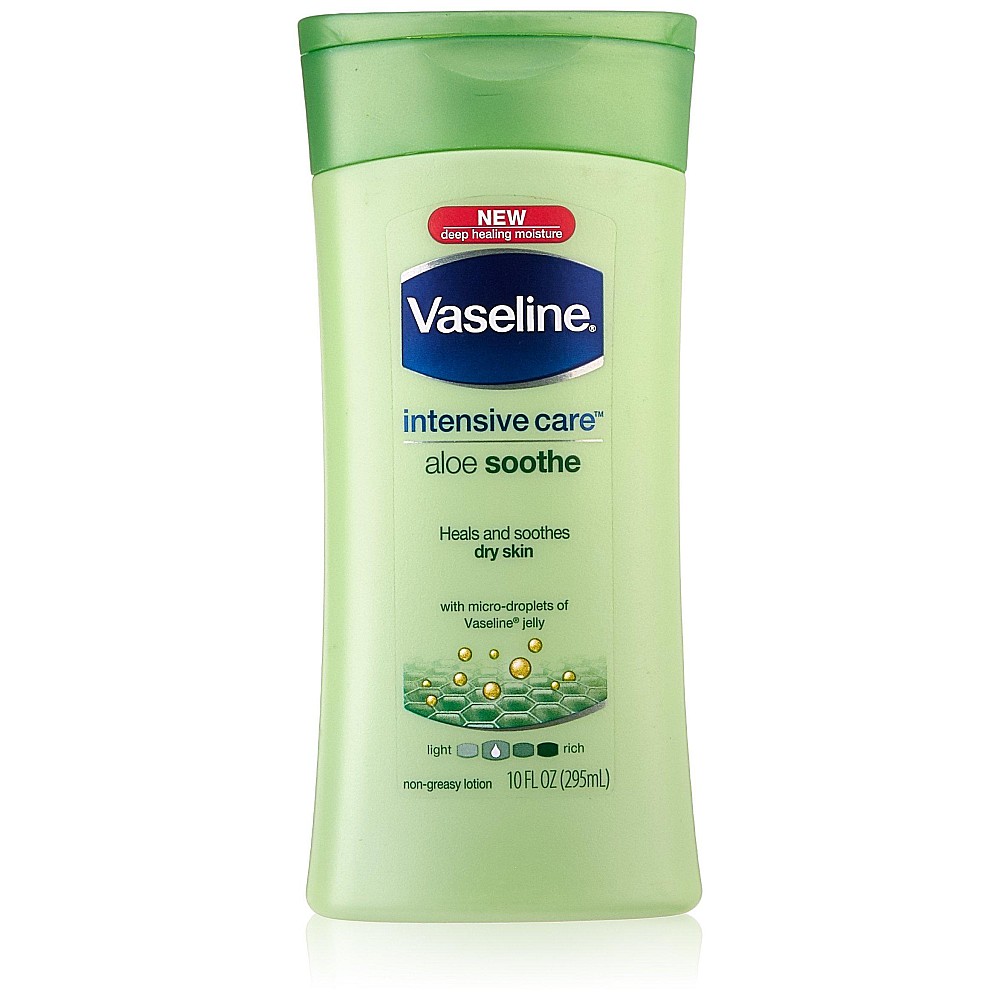 Vaseline Intensive Care Moisturizing Body Lotion With Aloe Vera Soothing Hydration