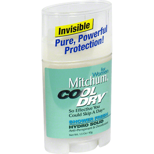 Lady Mitchum Cool Dry Anti-Perspirant & Deodorant, Hydro Solid, Shower Fresh, For Women