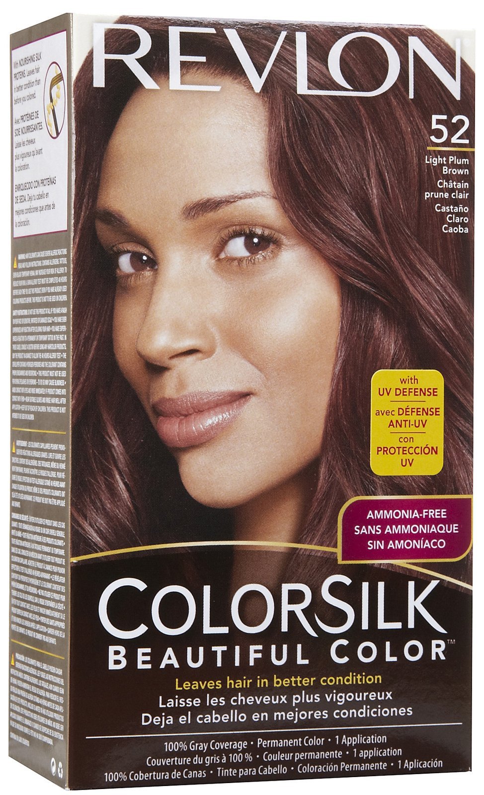 Colorsilk Permanent Color, Light Plum Brown 52, Level 3
