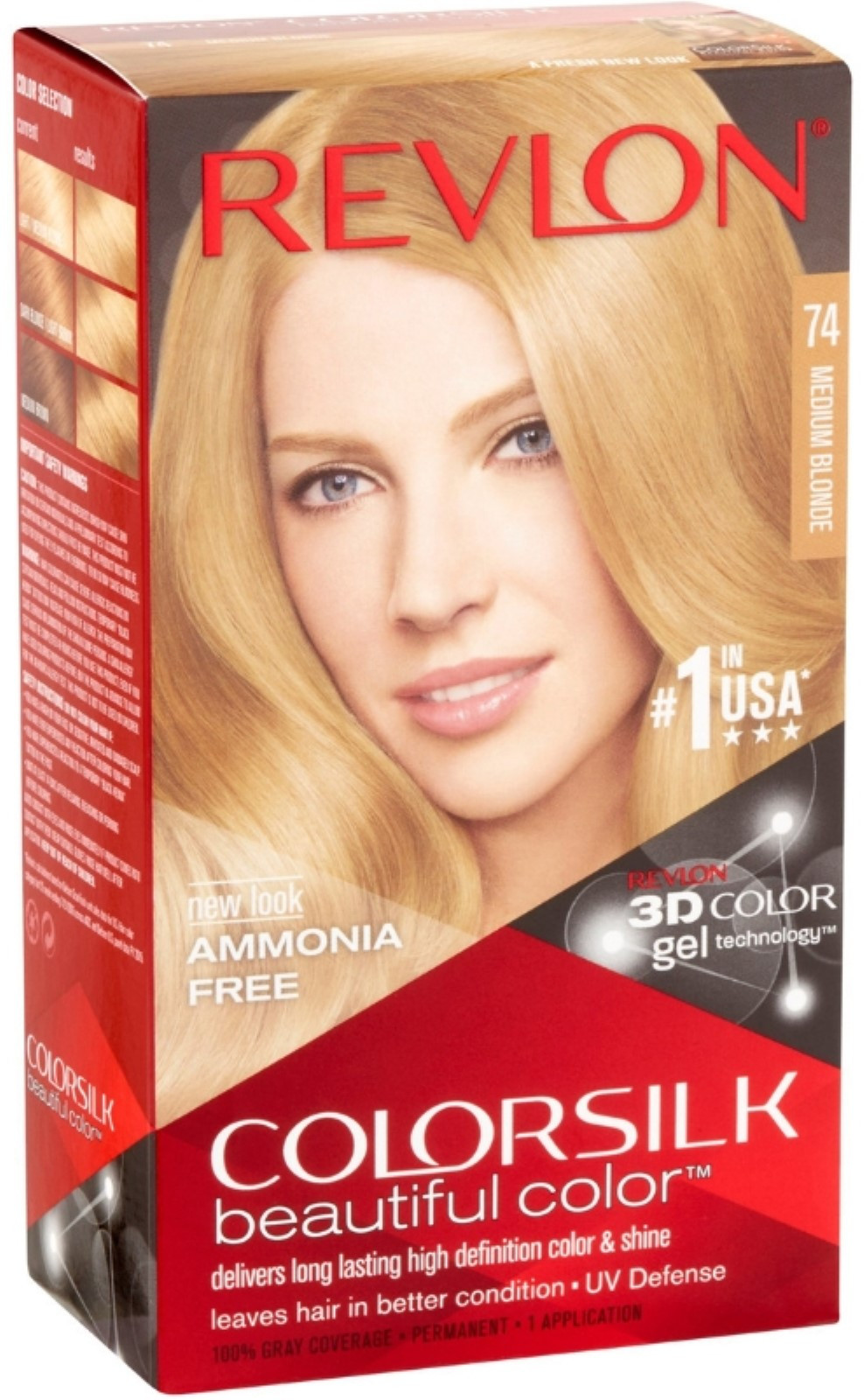 Revlon Colorsilk Beautiful Hair Color - 74 Medium Blonde