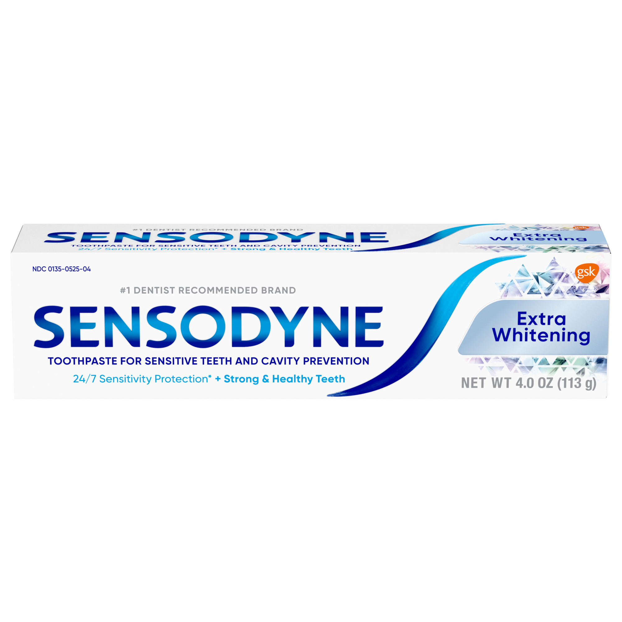 Sensodyne Extra Whitening Toothpaste For Sensitive Teeth, 4 Ounce