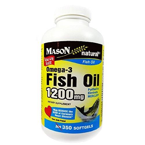 Mason Natural Fish Oil 1200mg Omega