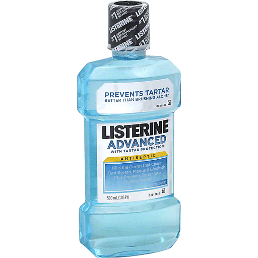 Listerine Advanced Antiseptic, With Tartar Protection, Arctic Mint