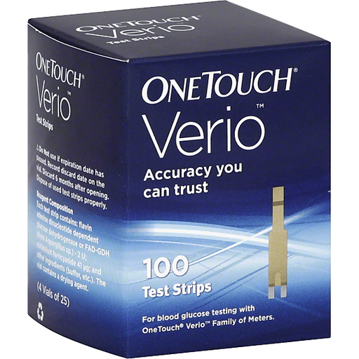 One Touch Verio IQ Gold Test Strips