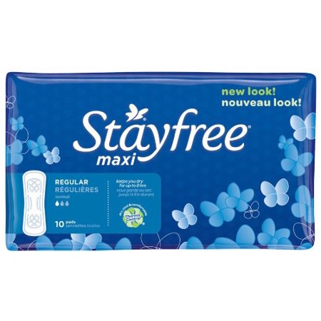 Stayfree Maxi Pads, Regular