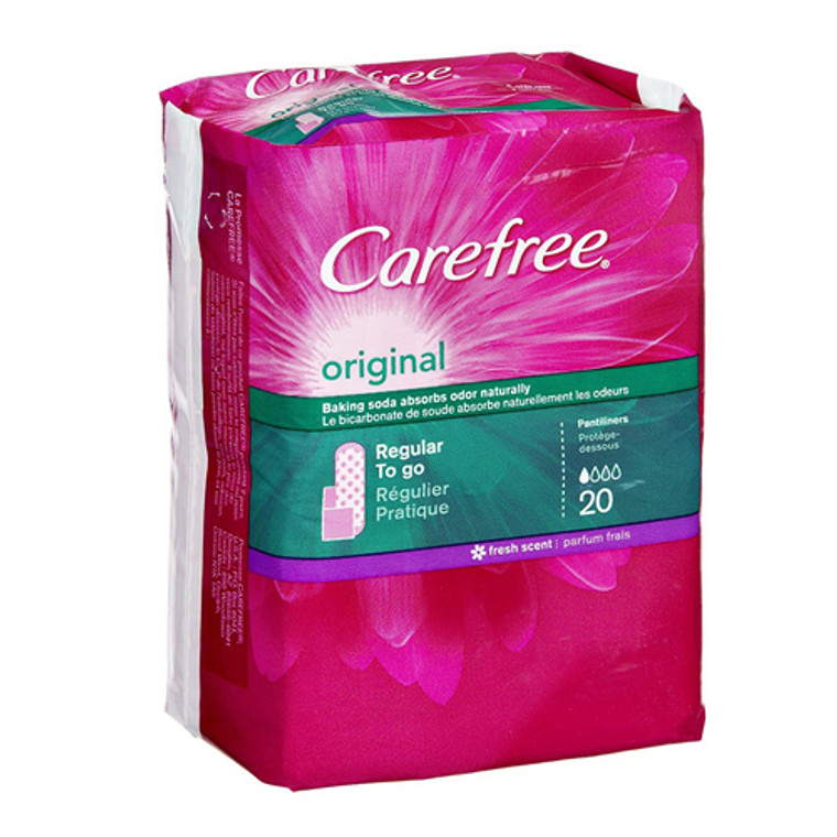 Carefree Pantiliners, Original, Fresh Scent, Regular To Go