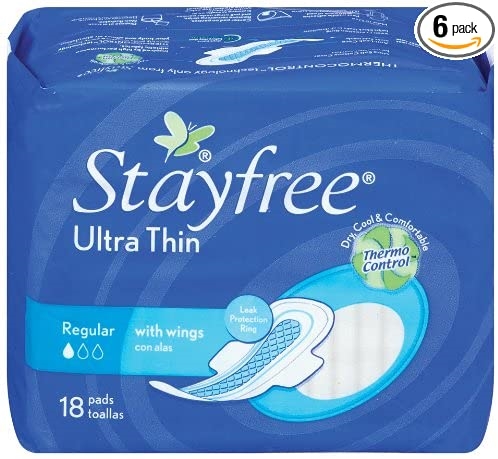 Stayfree Ultra Thin Pads Regular With Wings