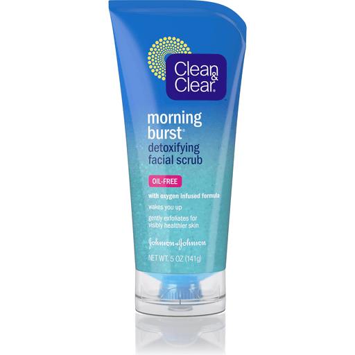 Clean & Clear Morning Burst Detoxifying Facial Scrub 5 Oz