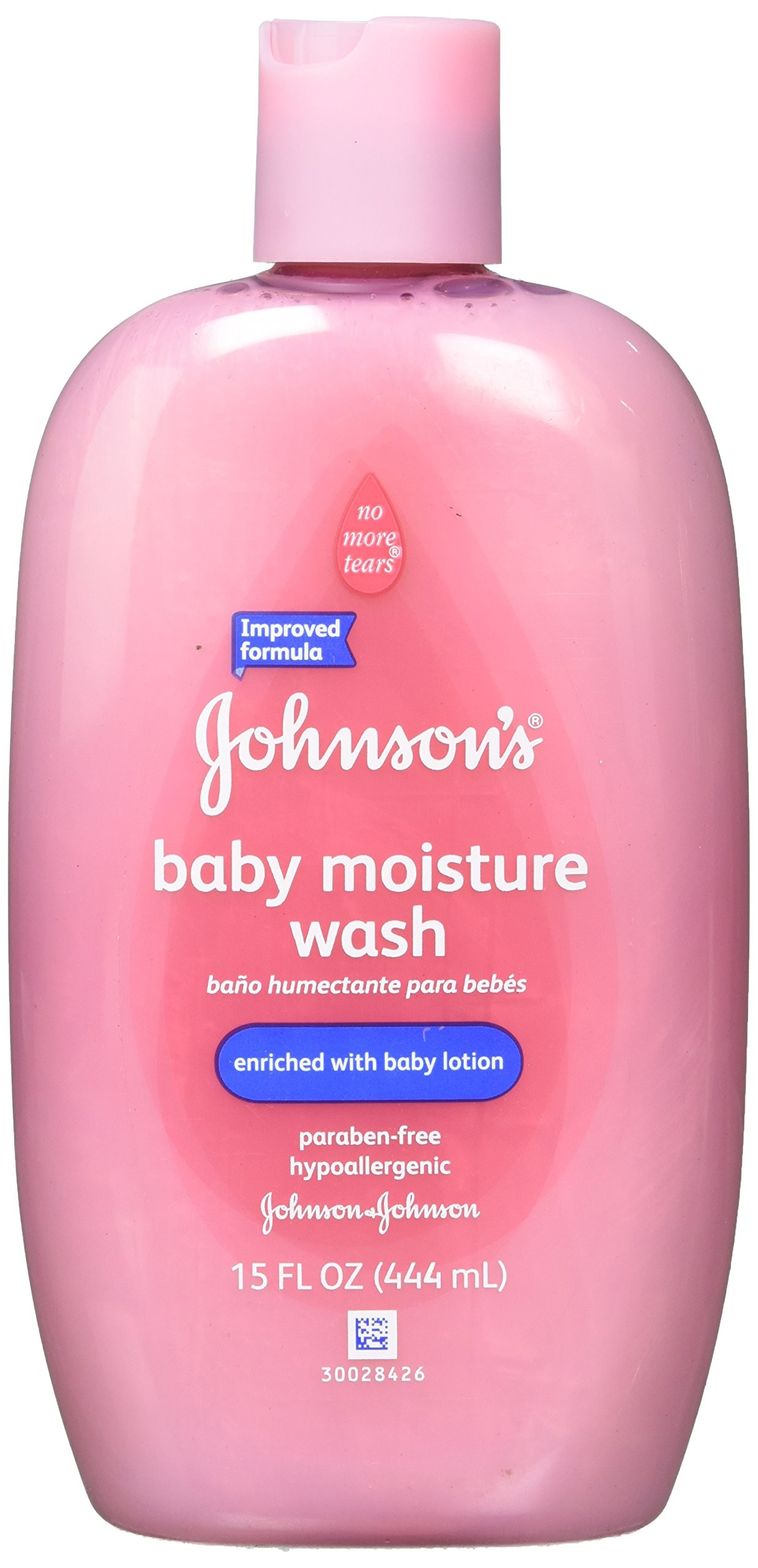 Johnson's Baby Moisture Care Wash With Lotion, 15 Oz