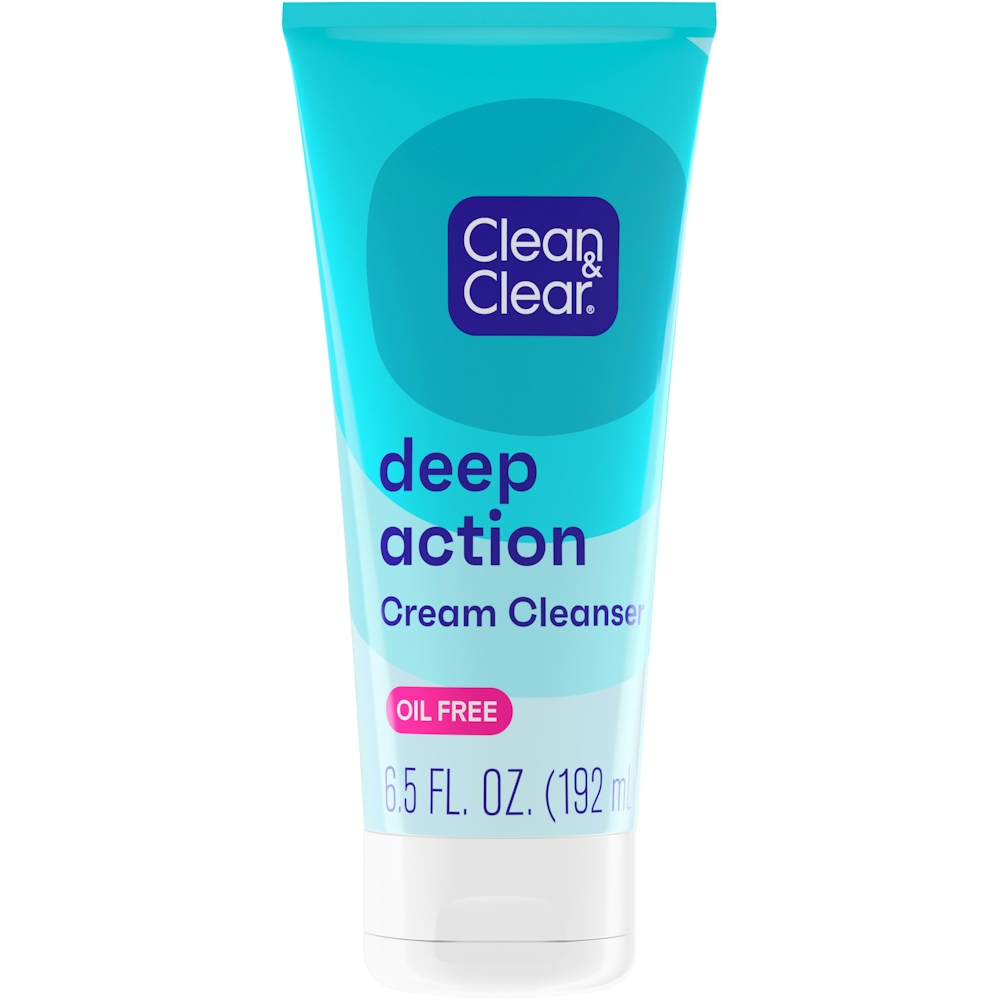Clean & Clear Oil-Free Deep Action Cream Facial Cleanser 6.5oz