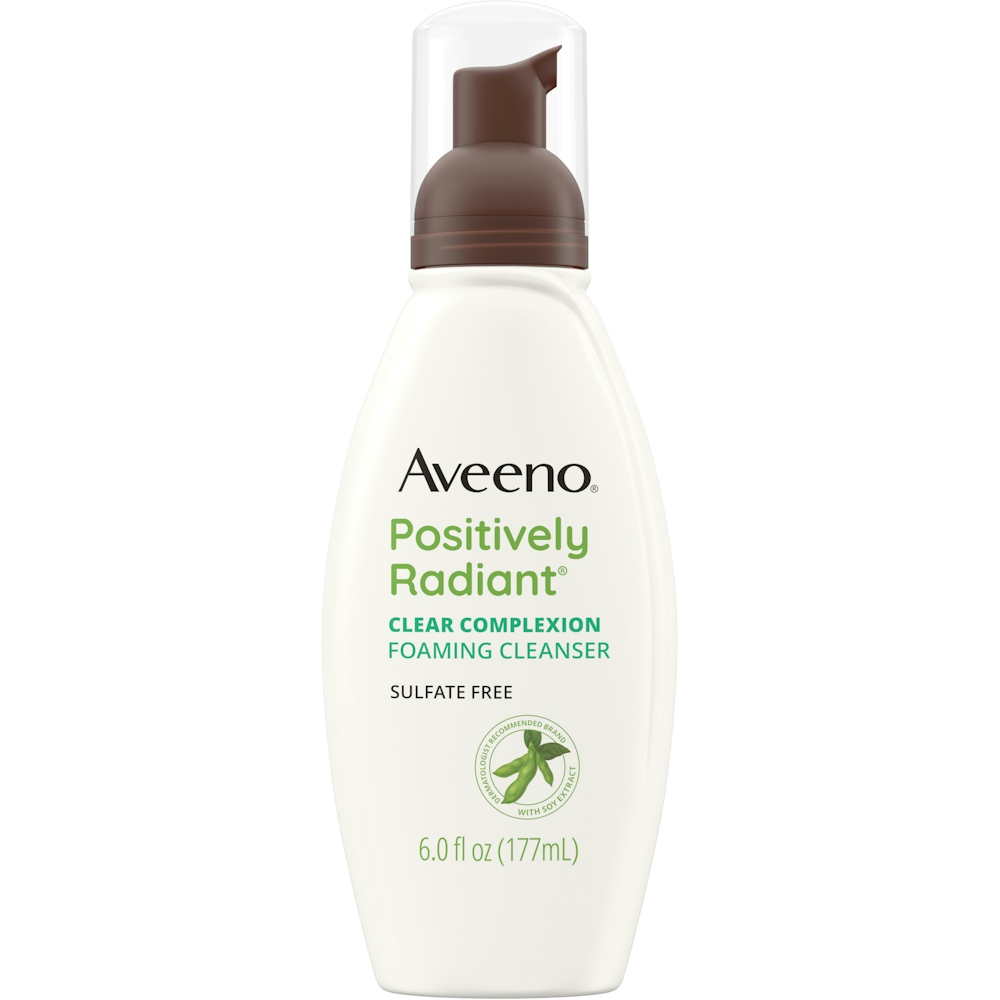 Aveeno Clear Complexion Foaming Facial Cleanser, 6 Fl Oz