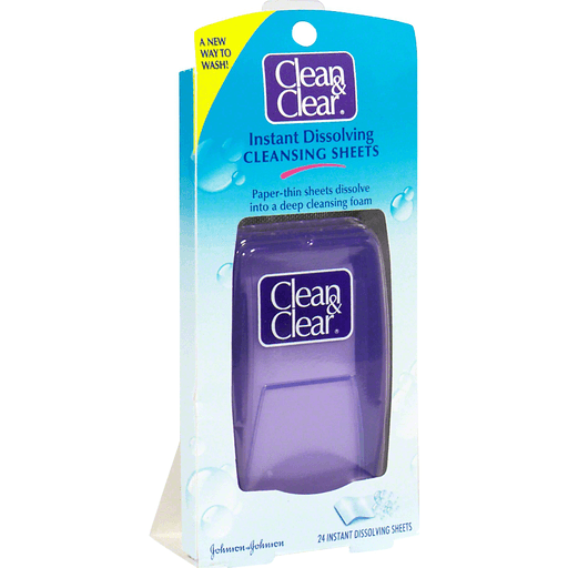 Clean & Clear Instant Dissolving Cleansing Sheets