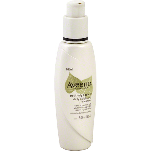 Aveeno Active Naturals Positively Ageless Daily Exfoliating Cleanser 5 Fl. Oz. Pump