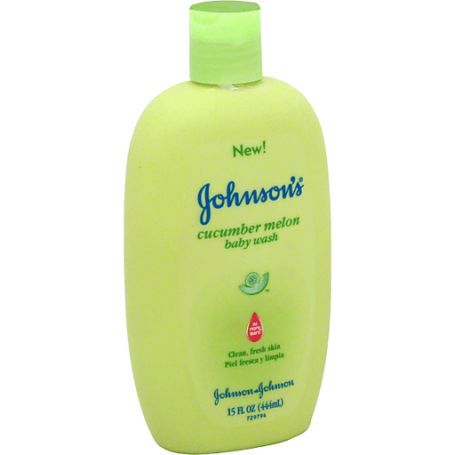 Johnson's Baby Wash, Cucumber Melon 15 Oz