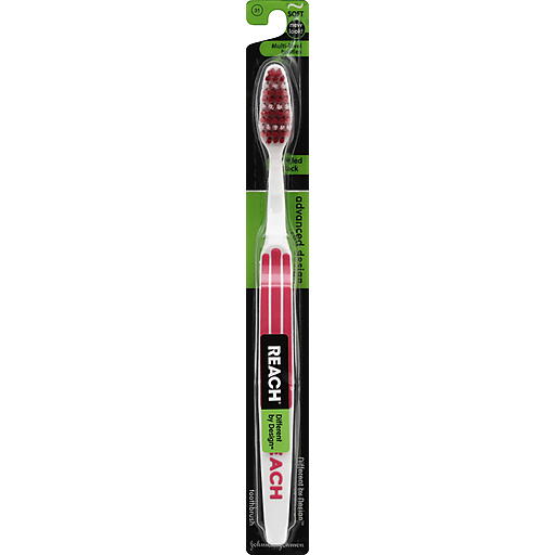 Reach Different By Design Advanced Soft Angled Back Toothbrush