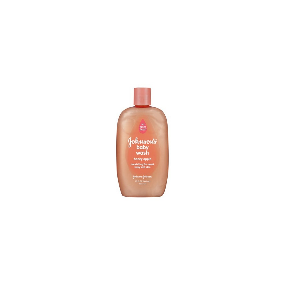 Johnson's No More Tears Baby Wash, Honey Apple