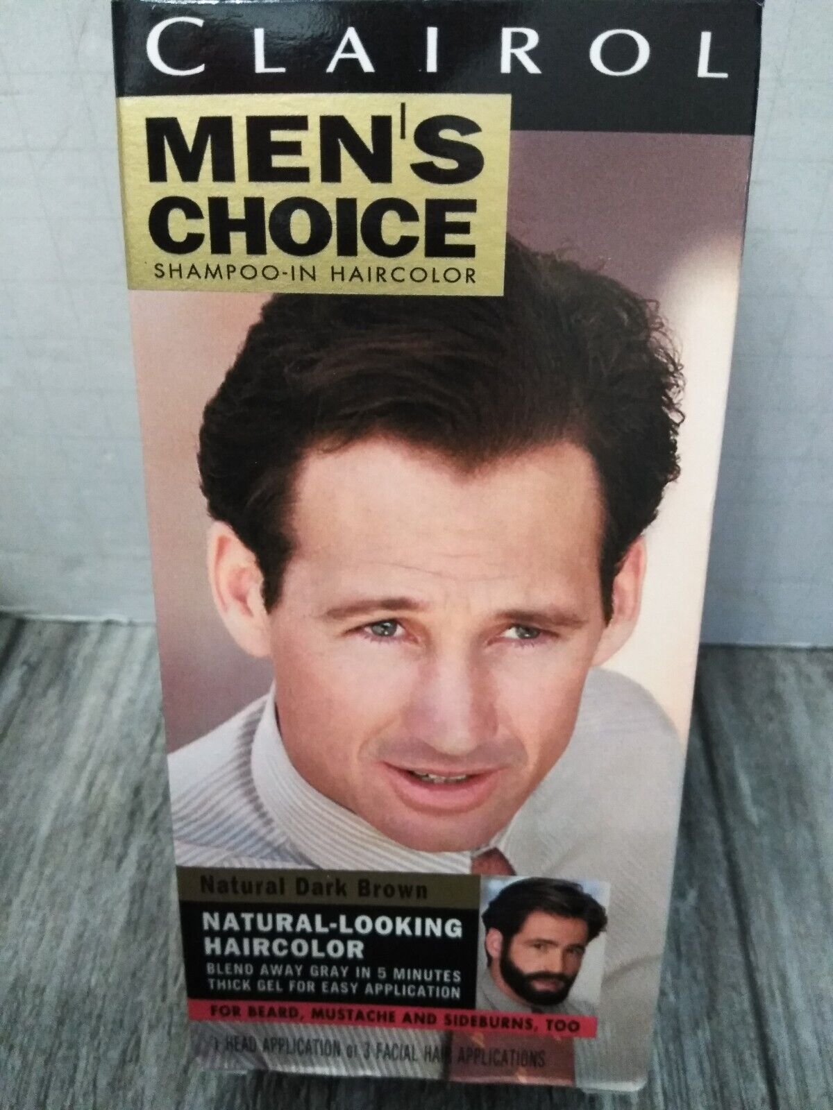 Clairol 2 Men's Choice Hair Color Natural Medium Brown No Drip Gel HTF