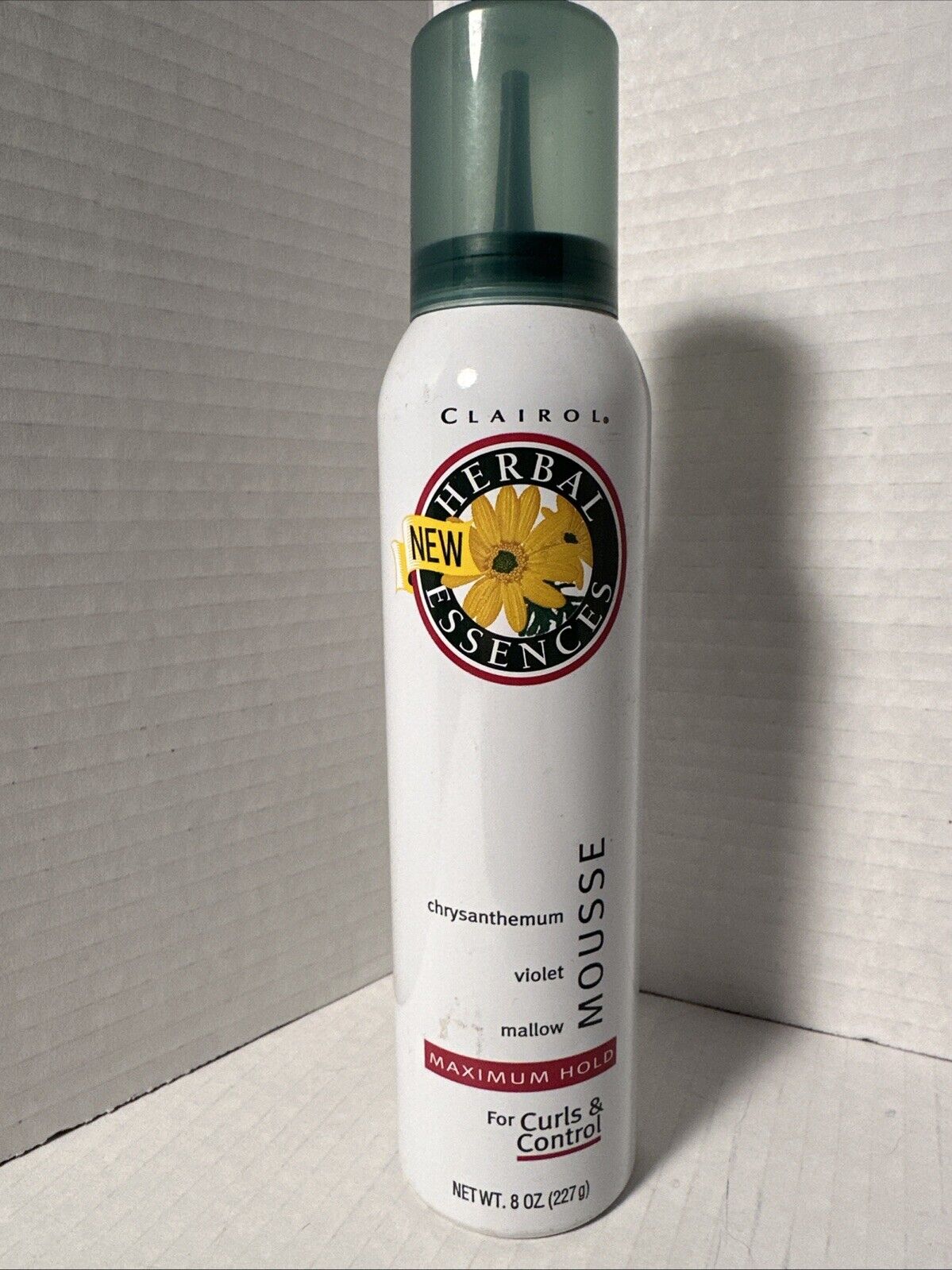 Vintage Herbal Essences Styling Mousse Max Hold Curls & Control NOS Full 8 Oz