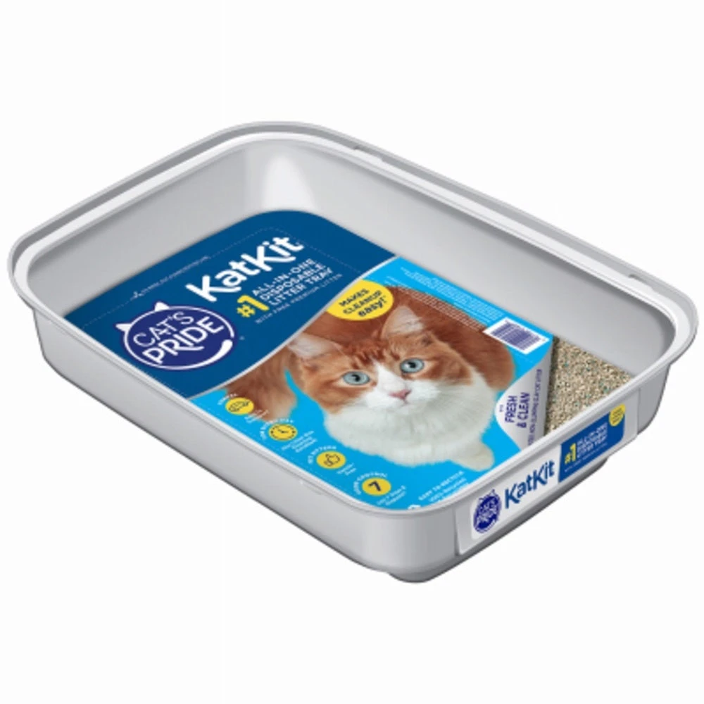 KatKit Disposable Litter Pan For Easy Cleanup And Sanitation