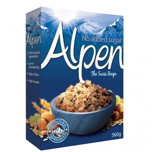 Alpen Cereal No Sugar 560g