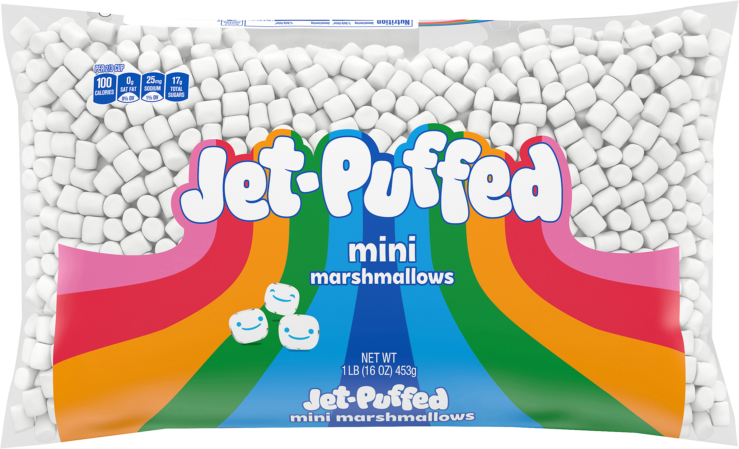 Jet-Puffed Mini Marshmallows, 1 Lb Bag