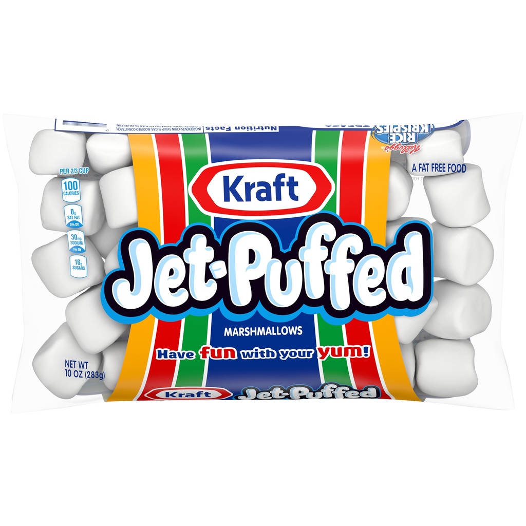 Jet-Puffed Kraft Original Marshmallows, 10 Oz Bag
