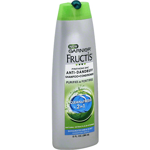 Fructis Shampoo + Conditioner, Anti-Dandruff, Clean & Fresh