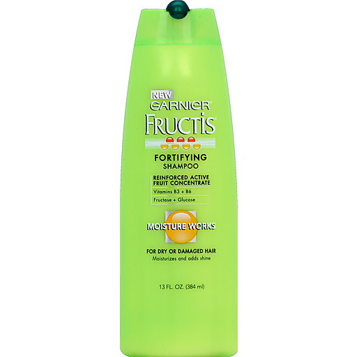 Fructis Shampoo, Fortifying, Moisture Works, For Dry Or Damaged Hair