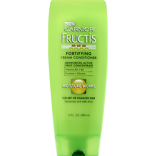 Fructis Er, Fortifying Cream, Moisture Works, For Dry Or Damaged Hair