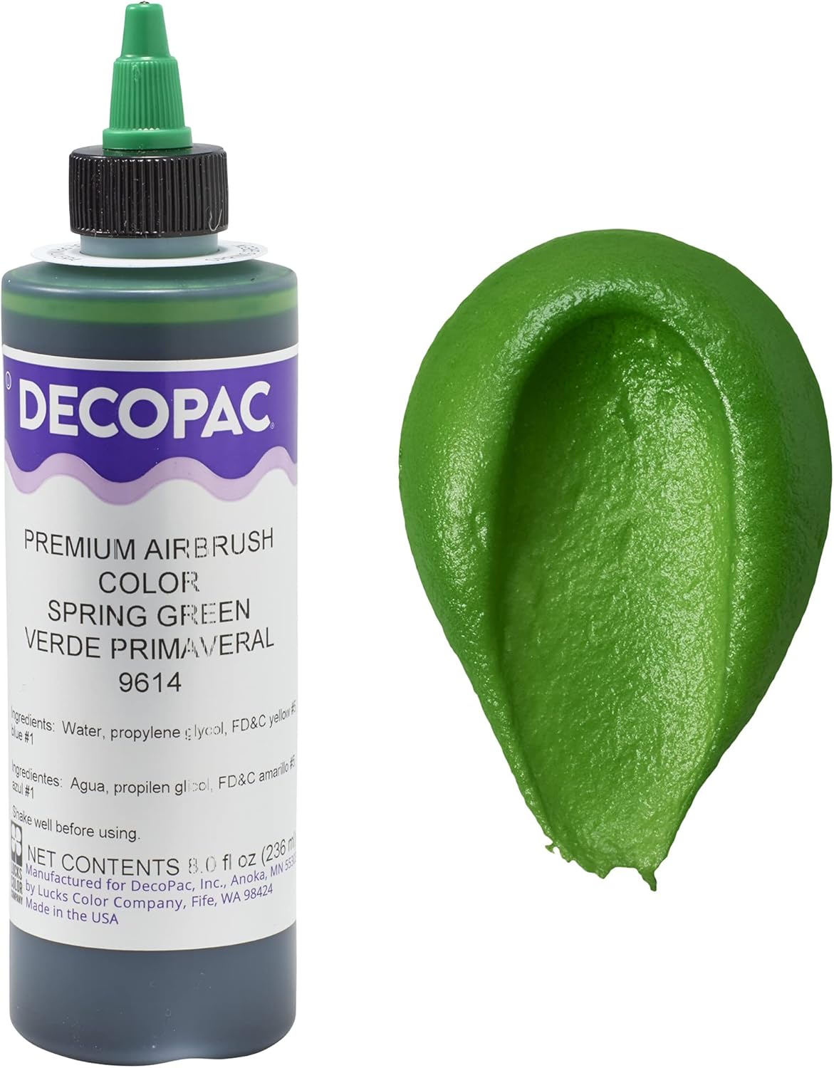DecoPac Spring Green Airbrush Color 8 Oz