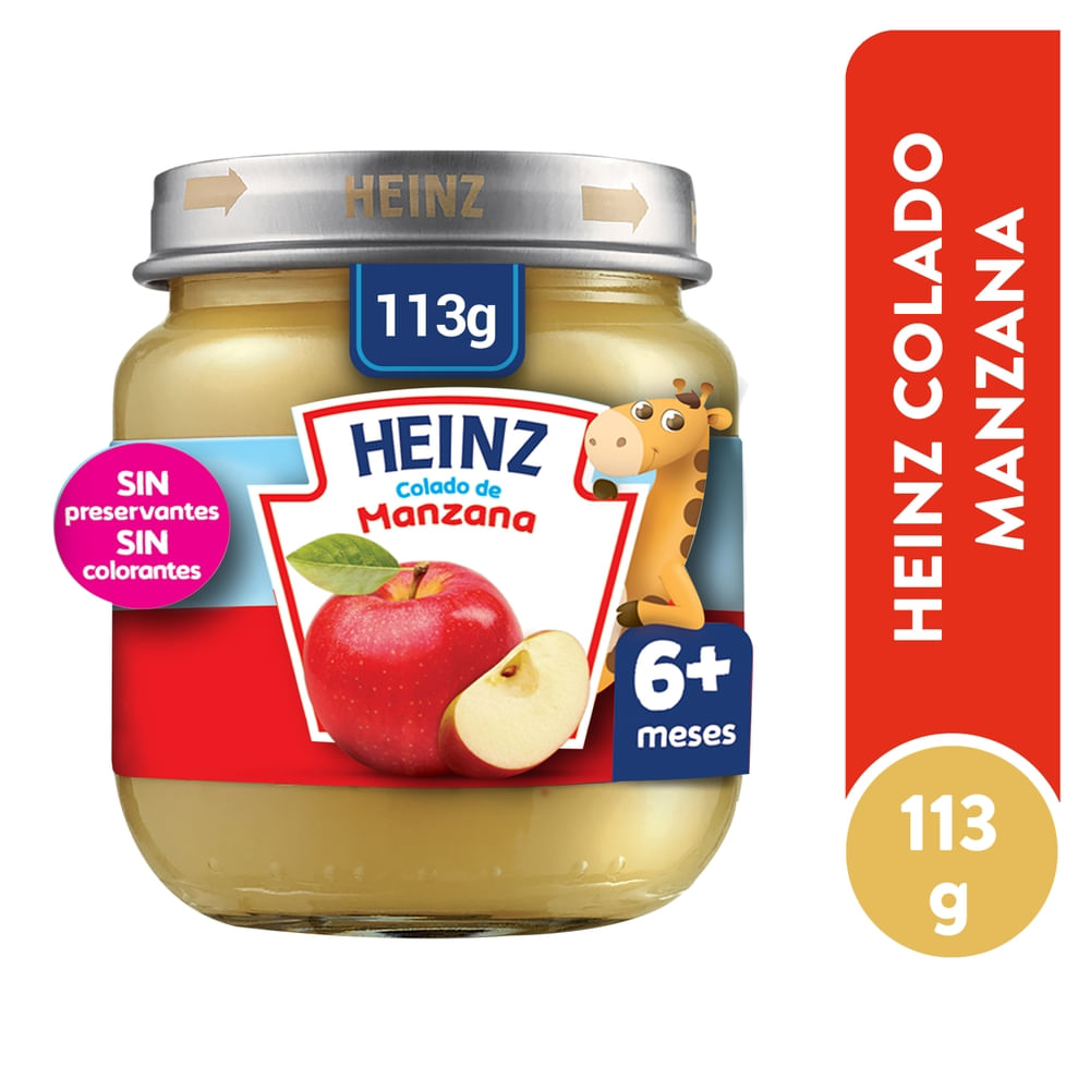Heinz Compota Colado De Manzana 113 G
