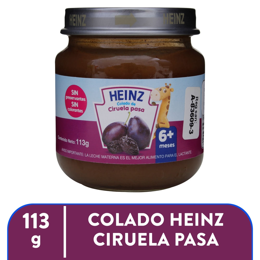 Heinz Compota Colado De Ciruela Pasa 113 G