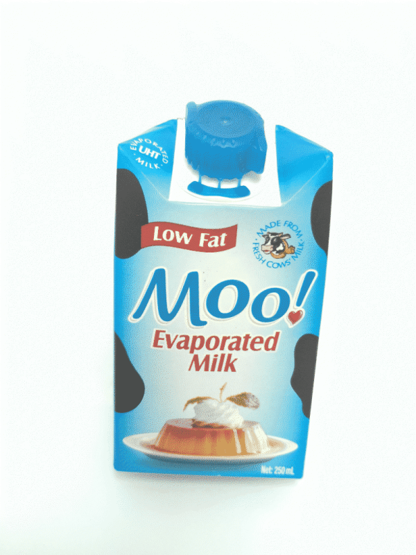 Moo Low Fat Evaporated Milk 250ml