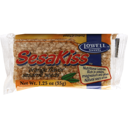 Lowell Sweets SesaKiss Sesame Seeds, Orange
