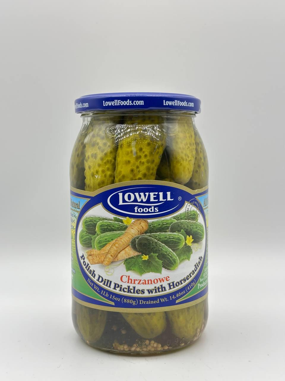 Lowell Polish Dill Pickles 880g
