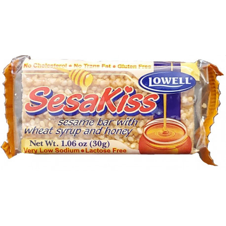 Lowell Sweets SesaKiss Sesame Seeds With Wheat Syrup And Honey