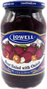 Lowell Beet Salad With Onion 890g