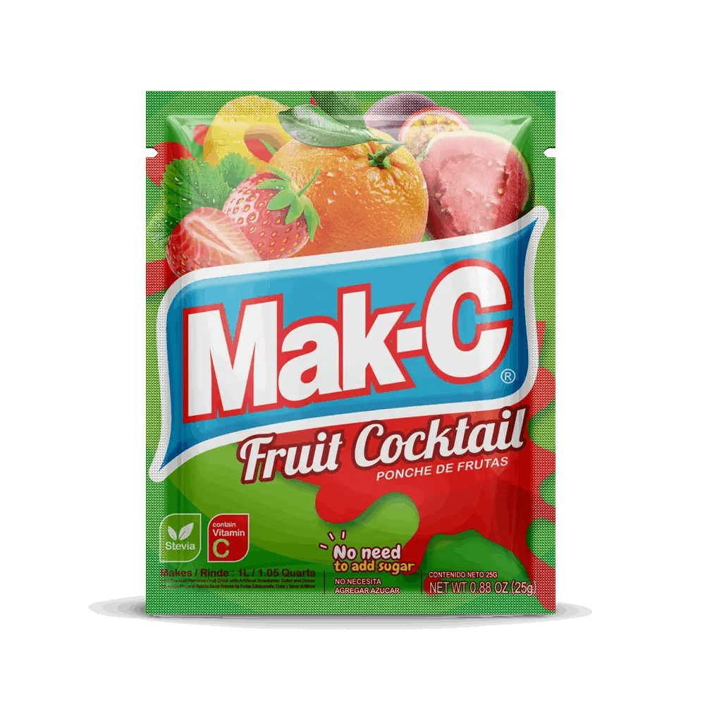 Mak-c Drink Mix 0.88 Oz - Fruit Cocktail
