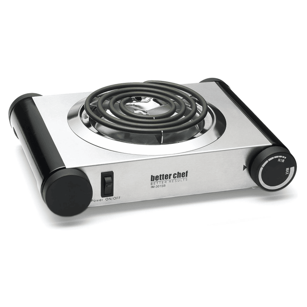 Better Chef Buffet Burner, Silver/Black