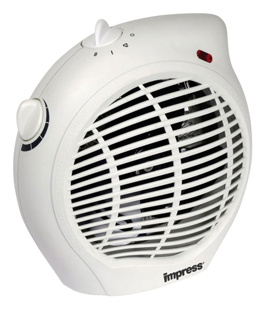 Impress Dual Setting Fan Heater With Adjustable Thermostat