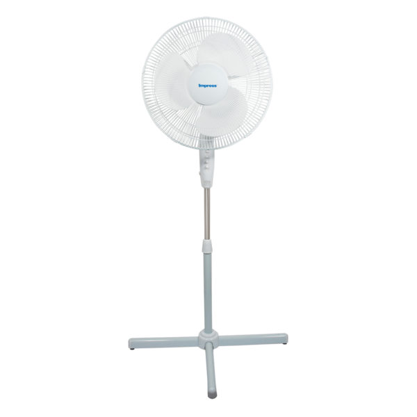 Impress Handi-Fan 16 Inch Oscillating Stand Fan In White