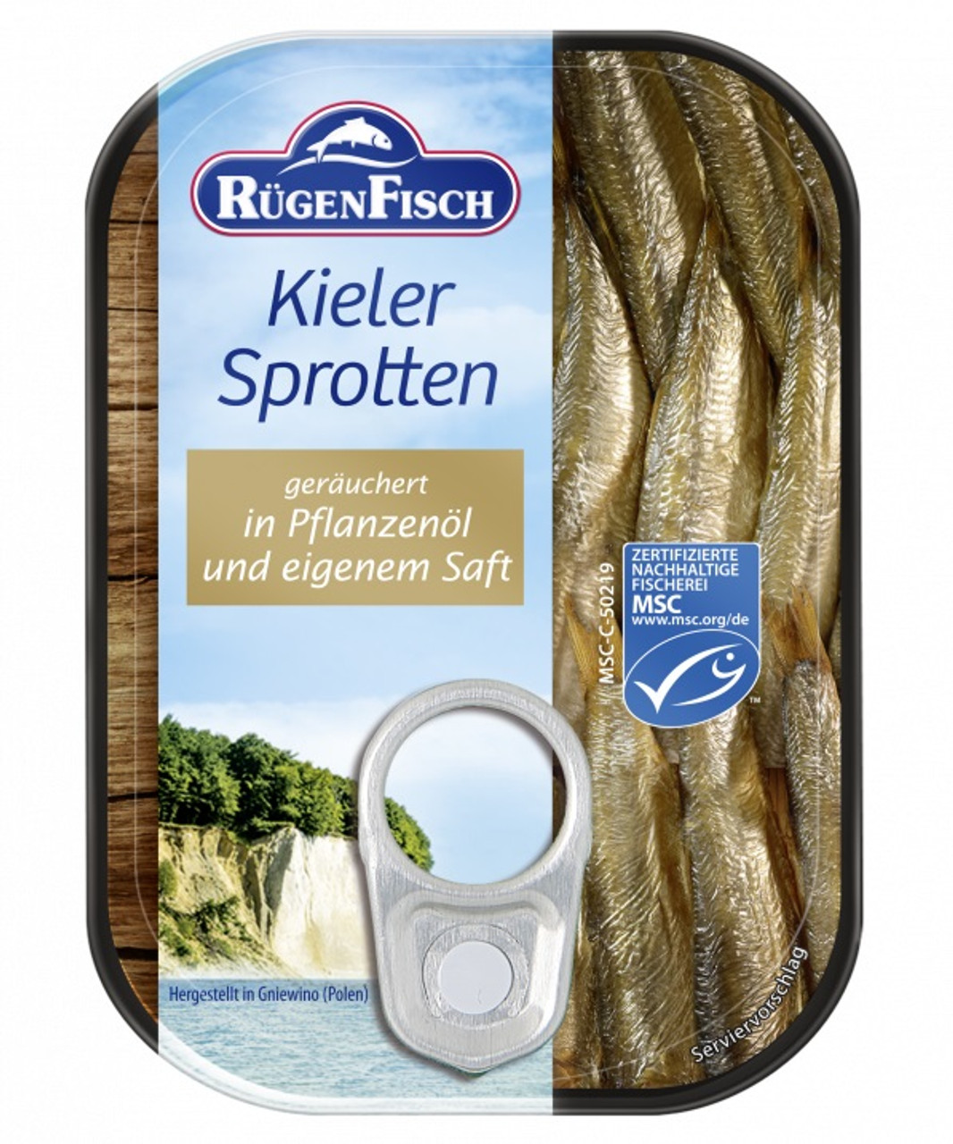 Rugen Fisch Smoked Kieler Sprats 110g