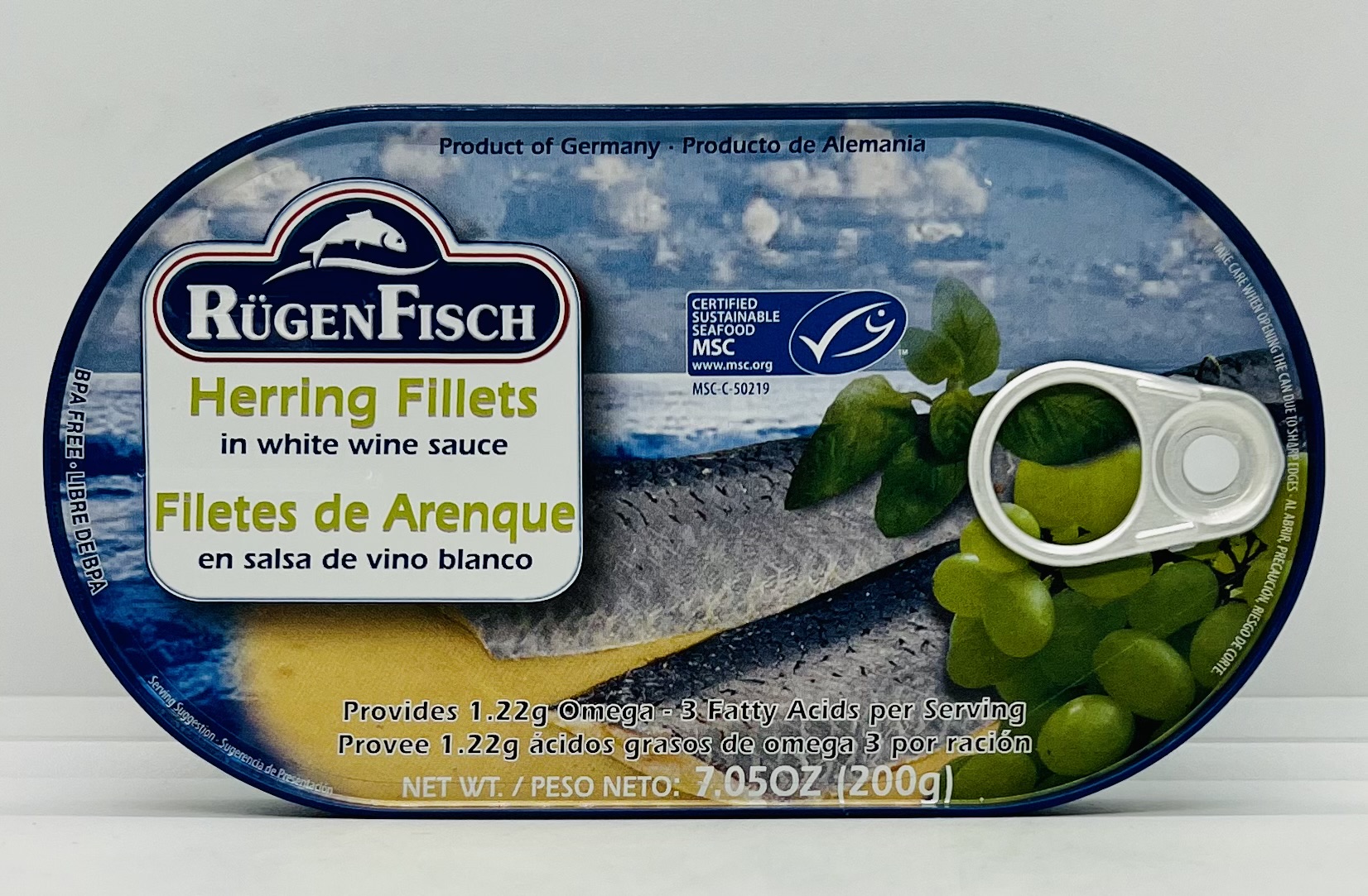 RugenFisch Salmon Fillets, Skinless And Boneless 175g /7.05oz