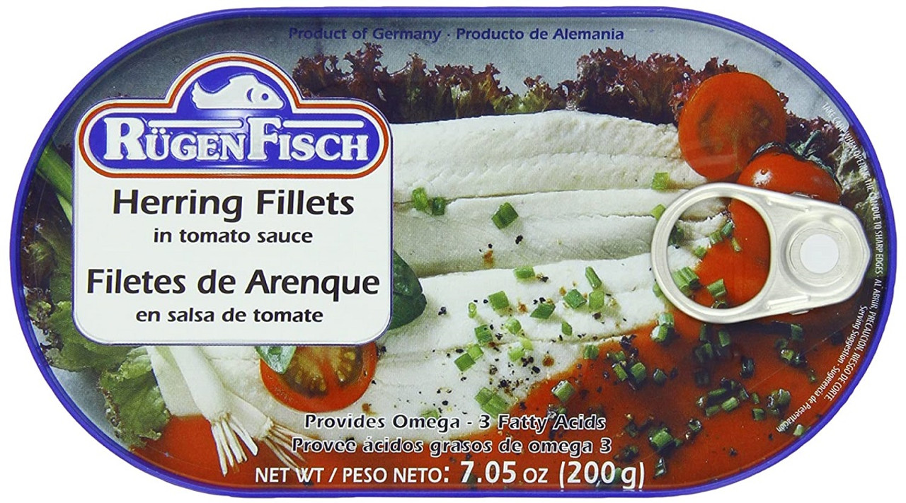 Rugen Fisch Herring Fillets In Tomato Sauce 200g
