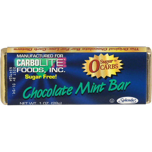 CarboLite Sugar Free Bar, Chocolate Mint